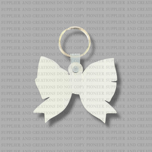 Sports Balls Bow Keychain Sublimation Blank | MM