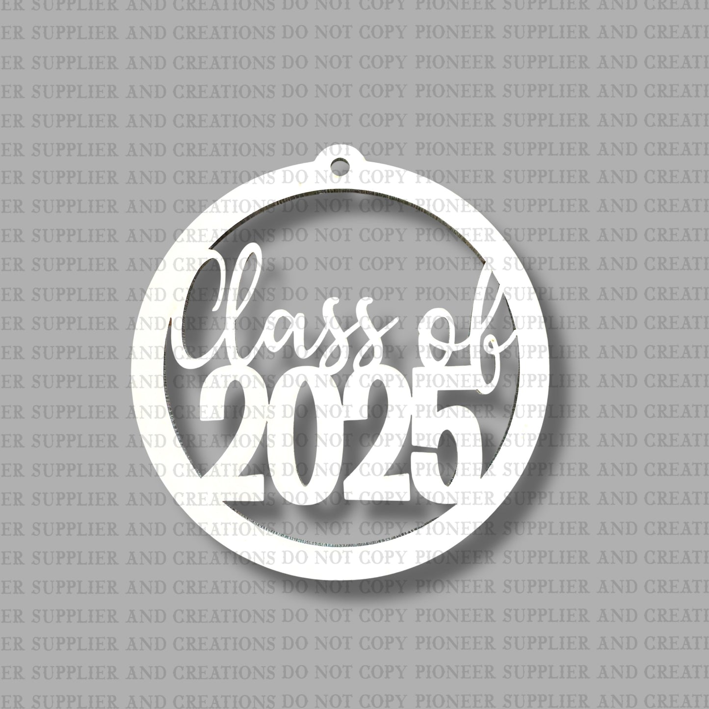 Class of 2025 Car Charm Sublimation Blank