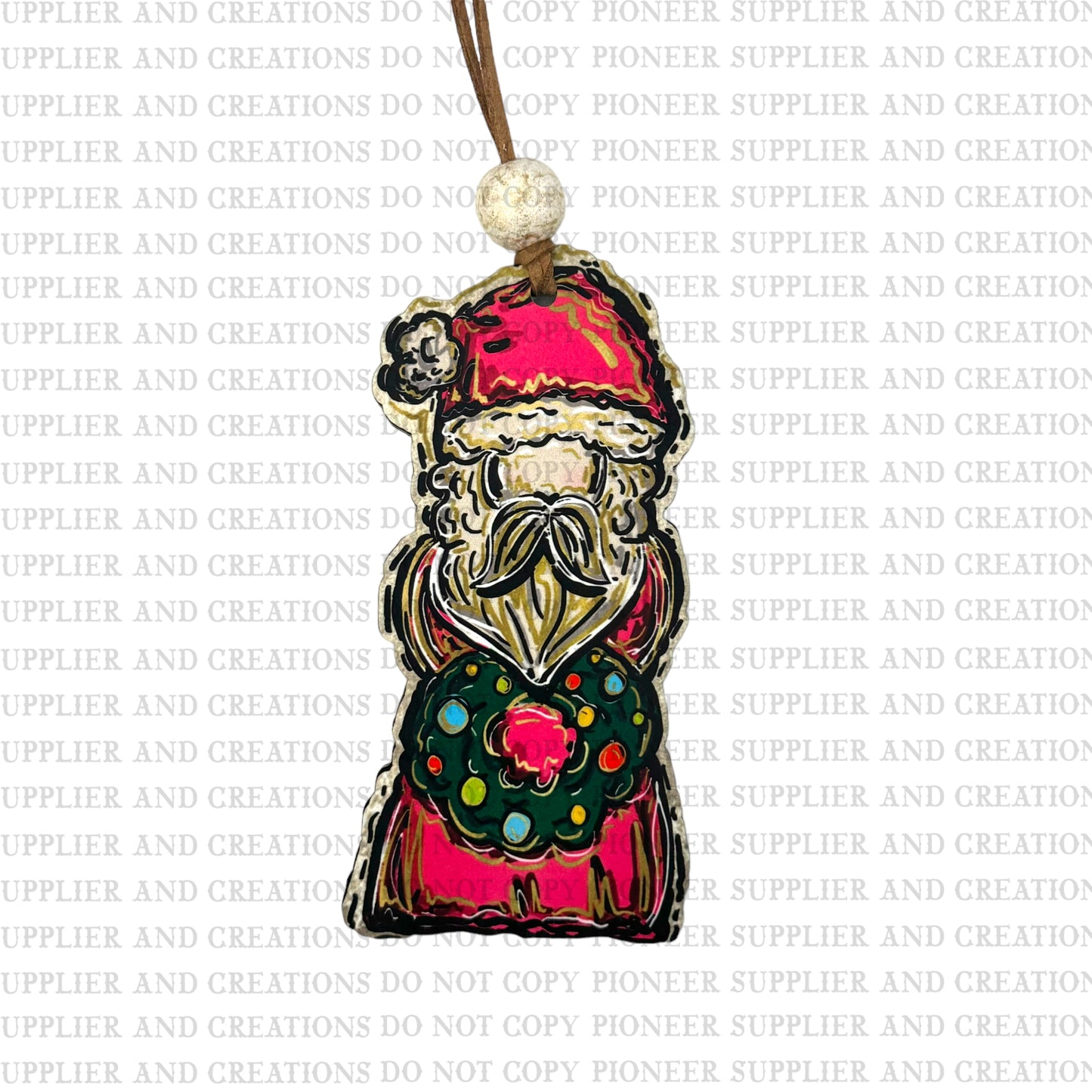 Old World Santa Ornament Sublimation Blank | Exclusive Graphx & More