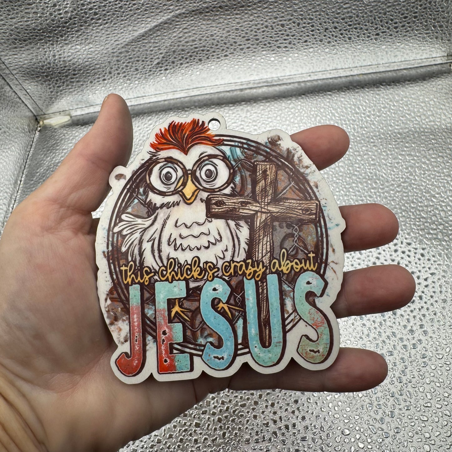 Chick Crazy About Jesus Pressed Blank
