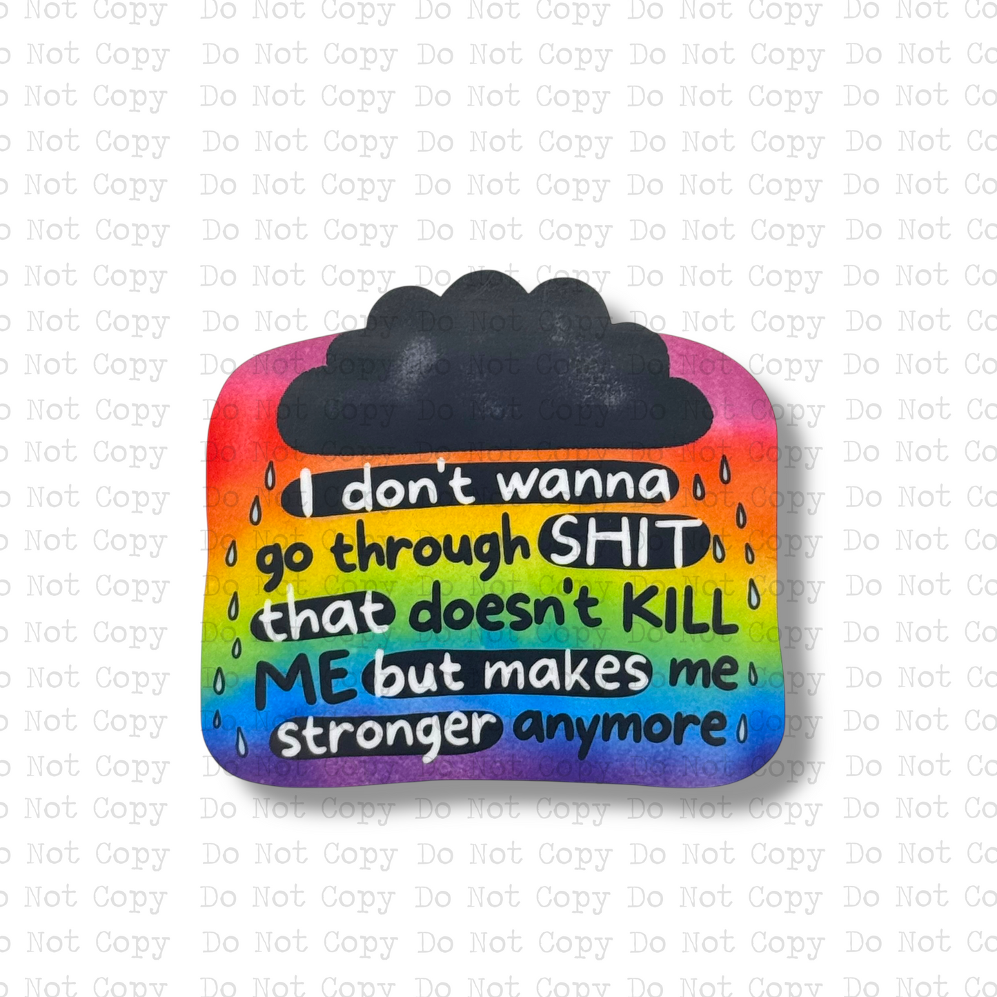 Makes Me Stronger Magnet Sublimation Blank Kit | TRS