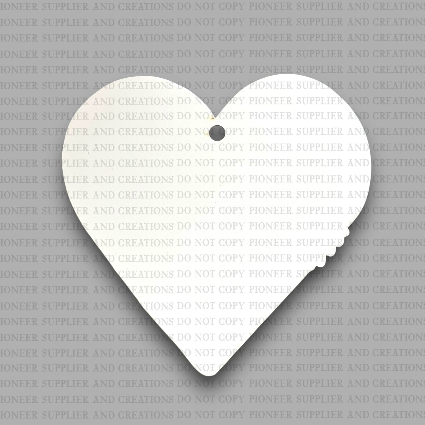 Teach Heart Car Charm Sublimation Blank | RL