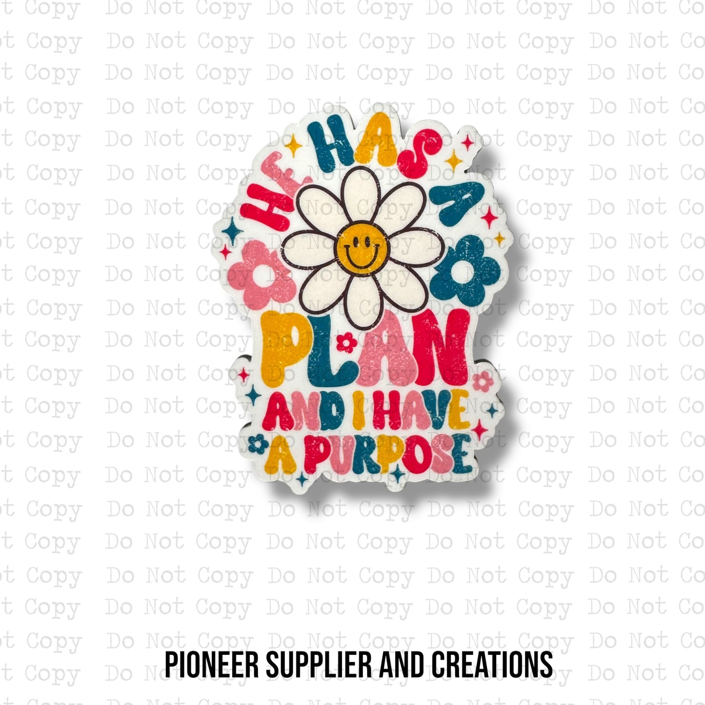 He Has A Plan Magnet Sublimation Blank Kit
