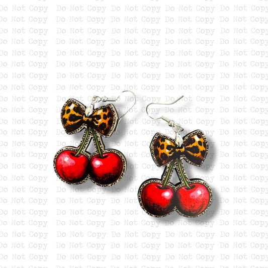 Cherries Earring Sublimation Blanks Kit | Exclusive