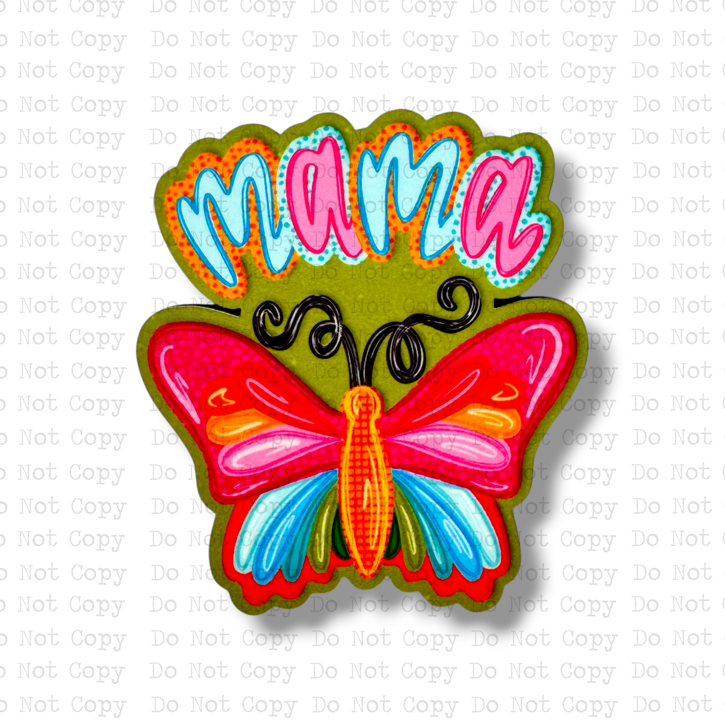 Mama Butterfly Magnet Sublimation Blank Kit | SPS