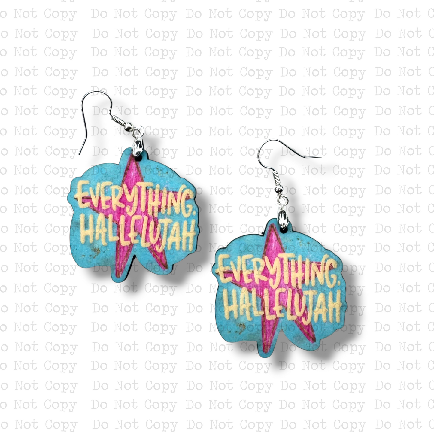 Everything Hallelujah Earring Sublimation Blank Kit | TCC