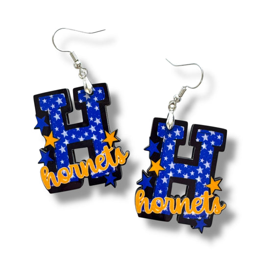 Custom Knox H Stars Earring Sublimation Blanks