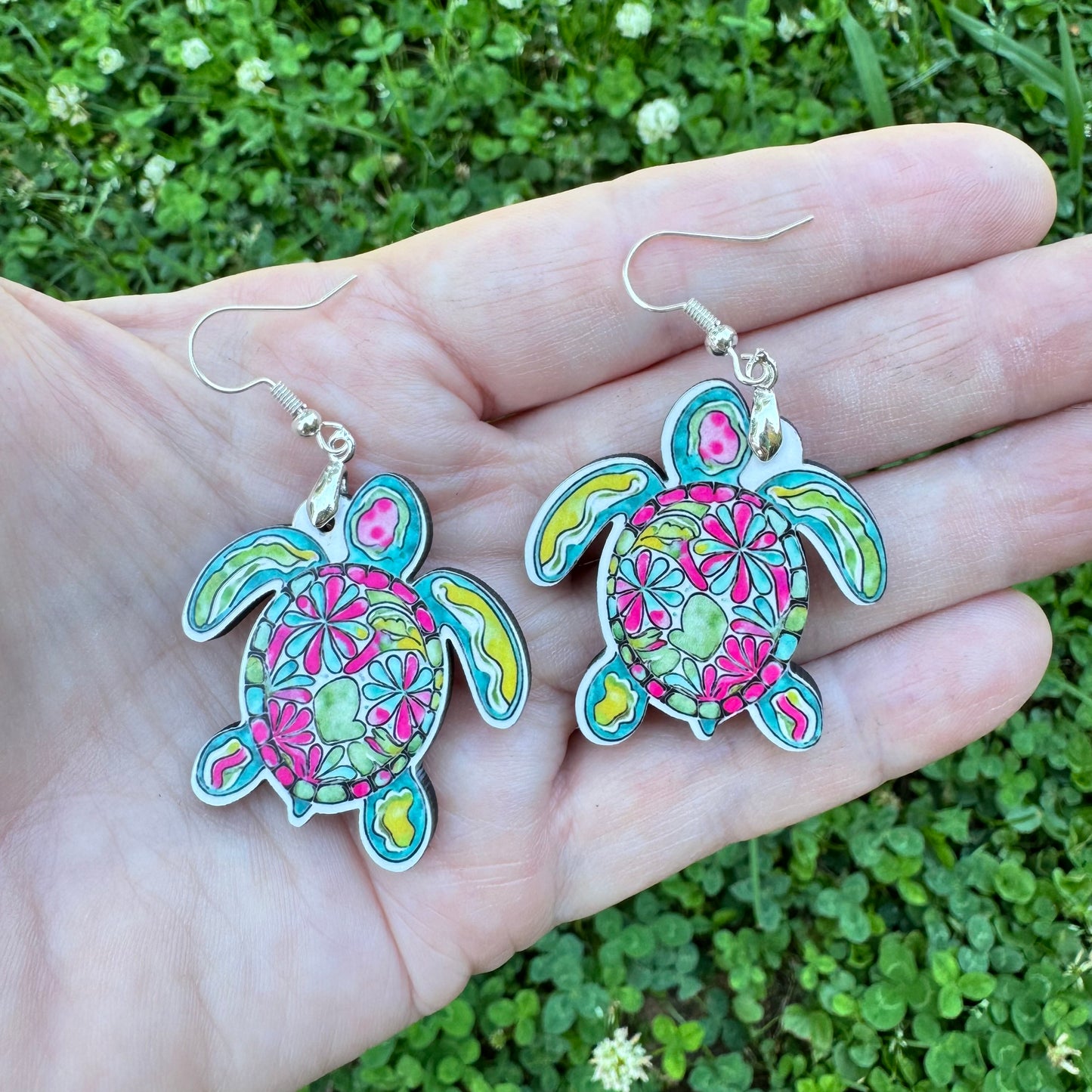 Boho Turtle Earring Sublimation Blank Kit | ISFP