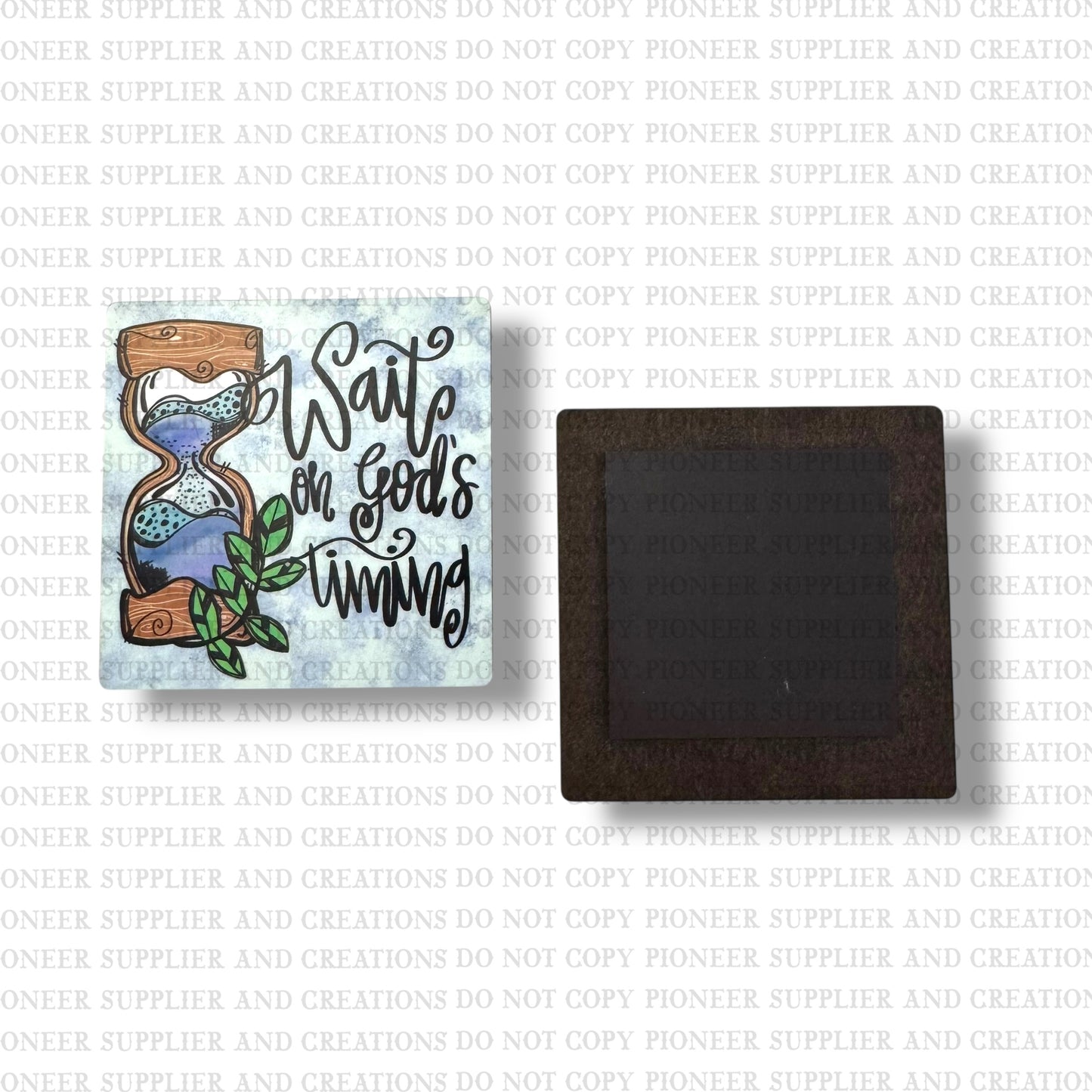 Gods Timing Magnet Sublimation Blank Kit