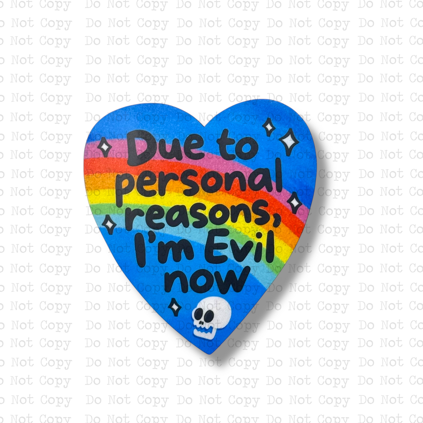 I'm Evil Now Magnet Sublimation Blank Kit | TRS