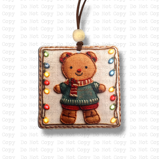 Bear Tapestry Ornament Sublimation Blank