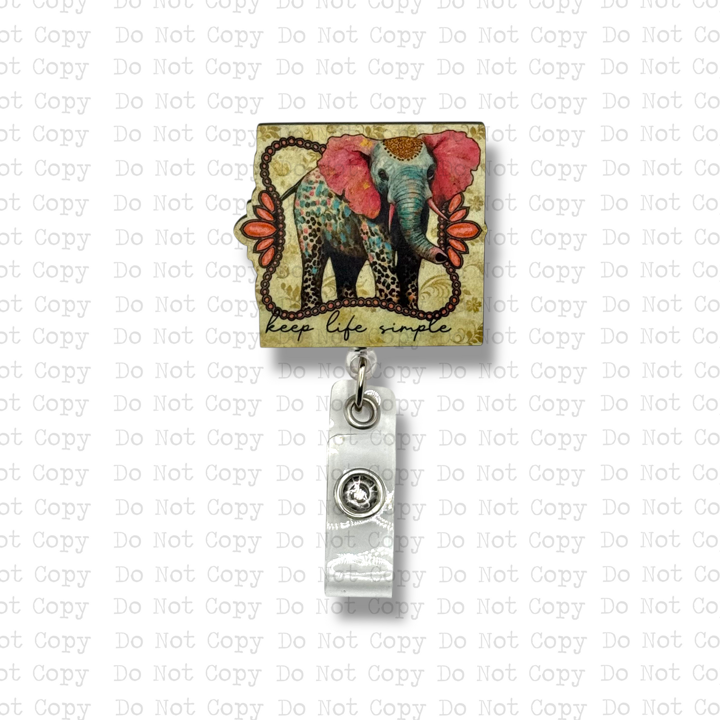 Keep Life Simple Badge Button Sublimation Blank | Set of 2 SA