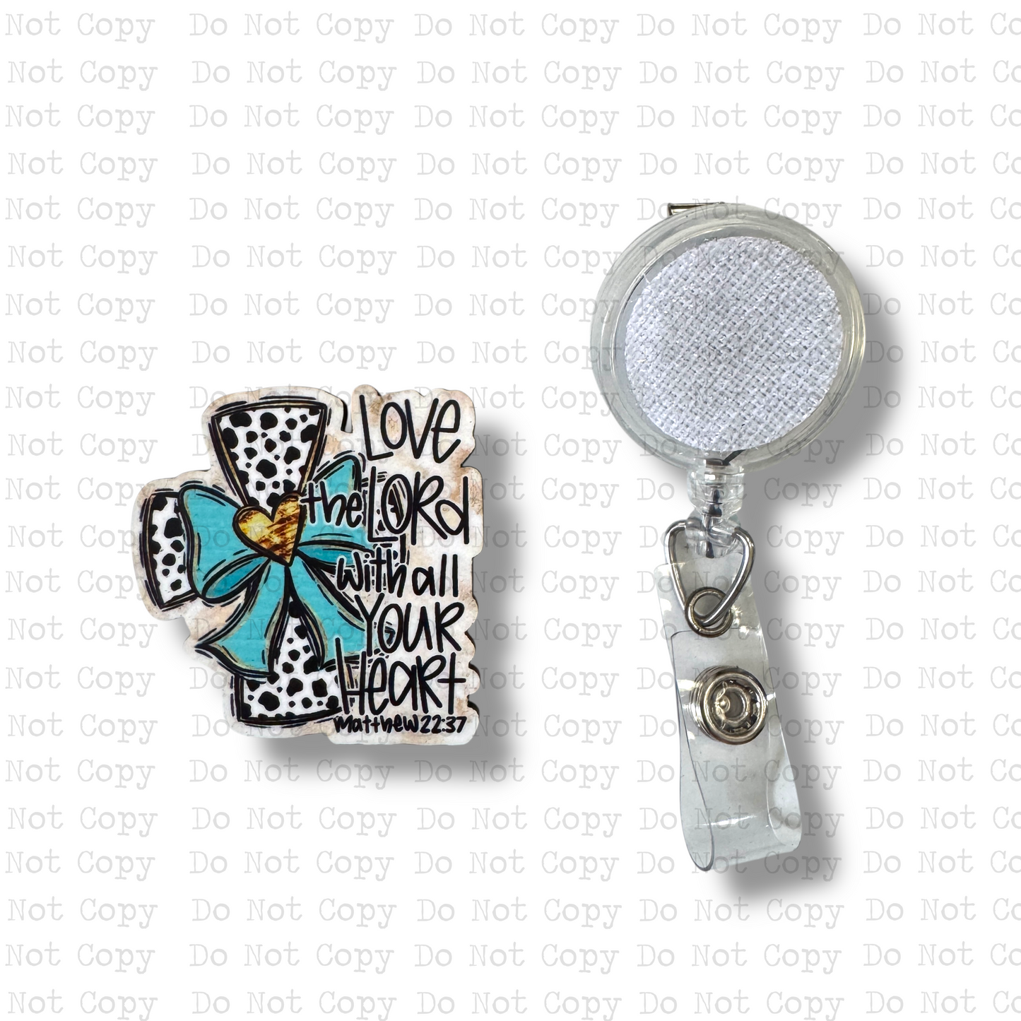 Love The Lord Badge Button Sublimation Blank