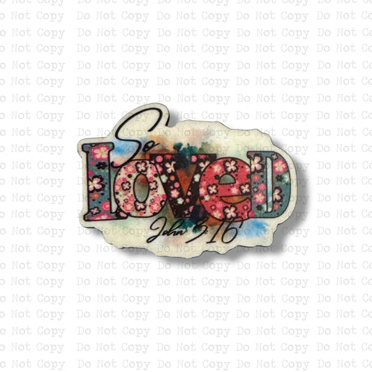 So Loved Badge Reel Sublimation Blanks | Set of 2