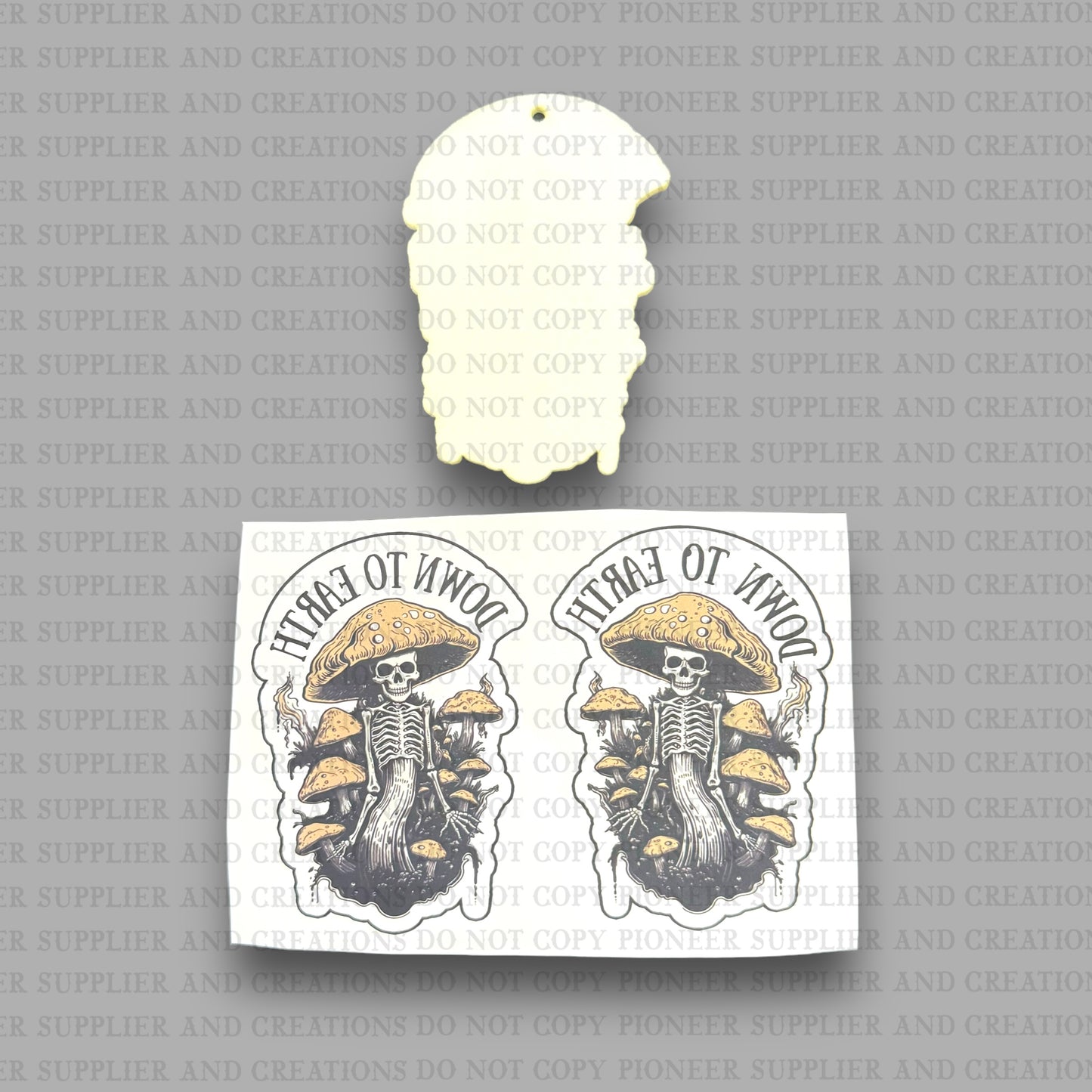 Down To Earth Air Freshener & Transfer Sublimation Blank Kit