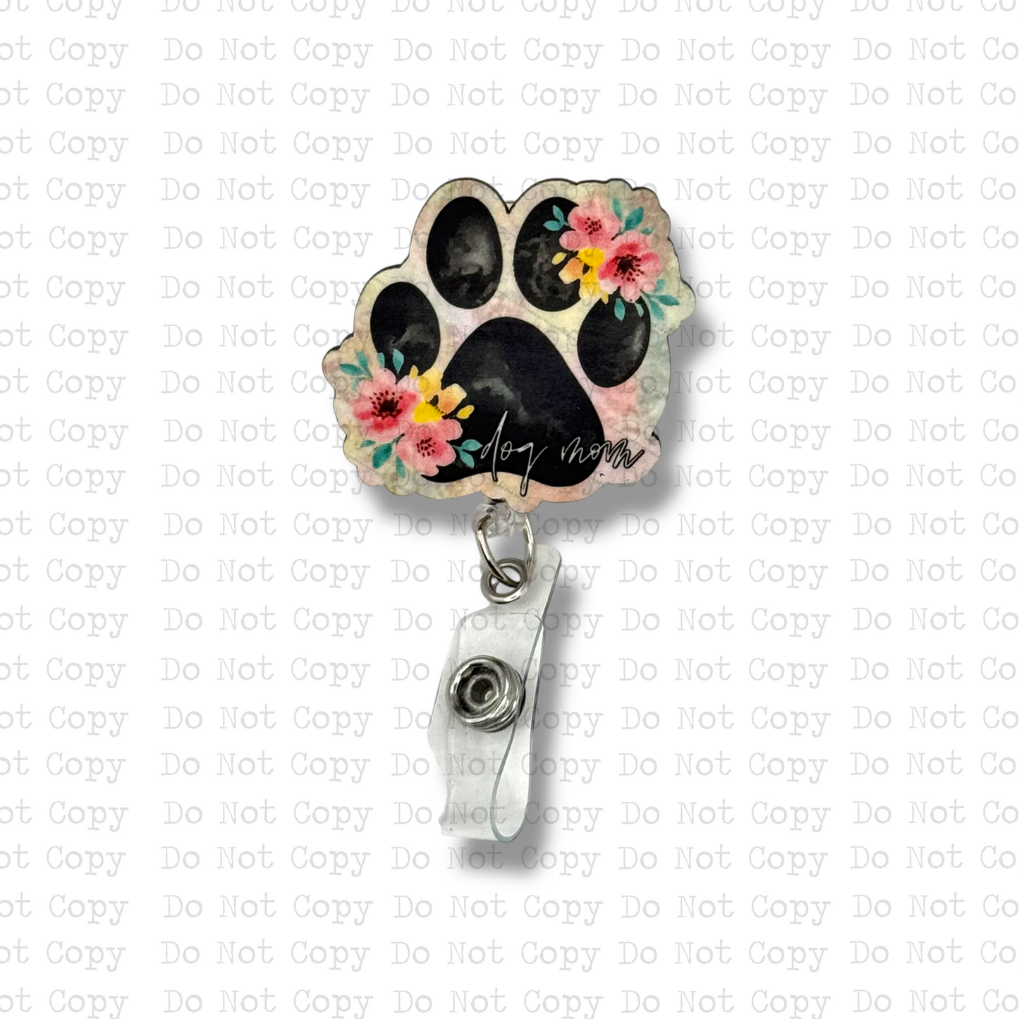 Floral Dog Mom Badge Button Sublimation Blank | Set of 2 SCG