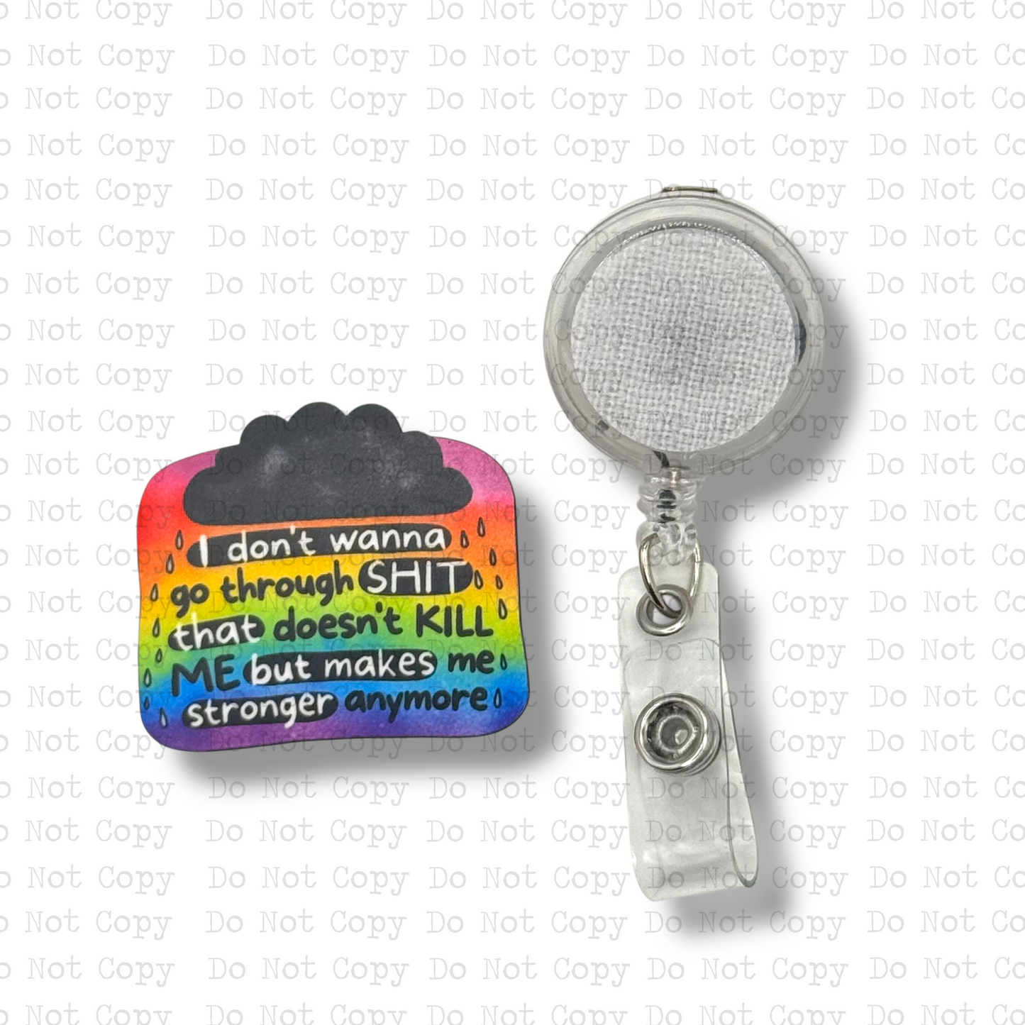 Makes Me Stronger Badge Button Sublimation Blank | Set of 2 TRS