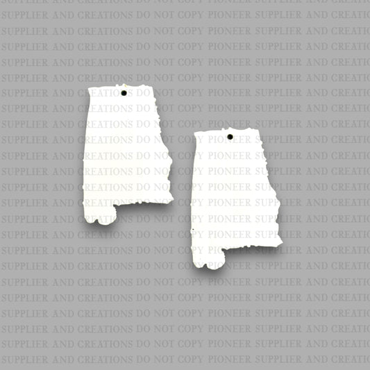 Alabama Mardi Stars Earring Sublimation Blanks | PP
