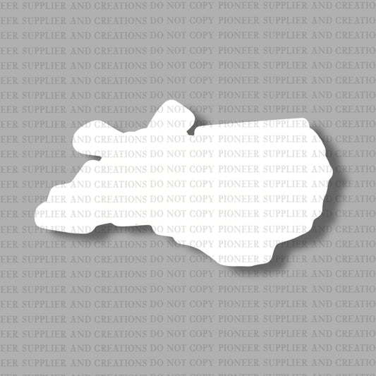 North Carolina Quilt Magnet Sublimation Blank | MM