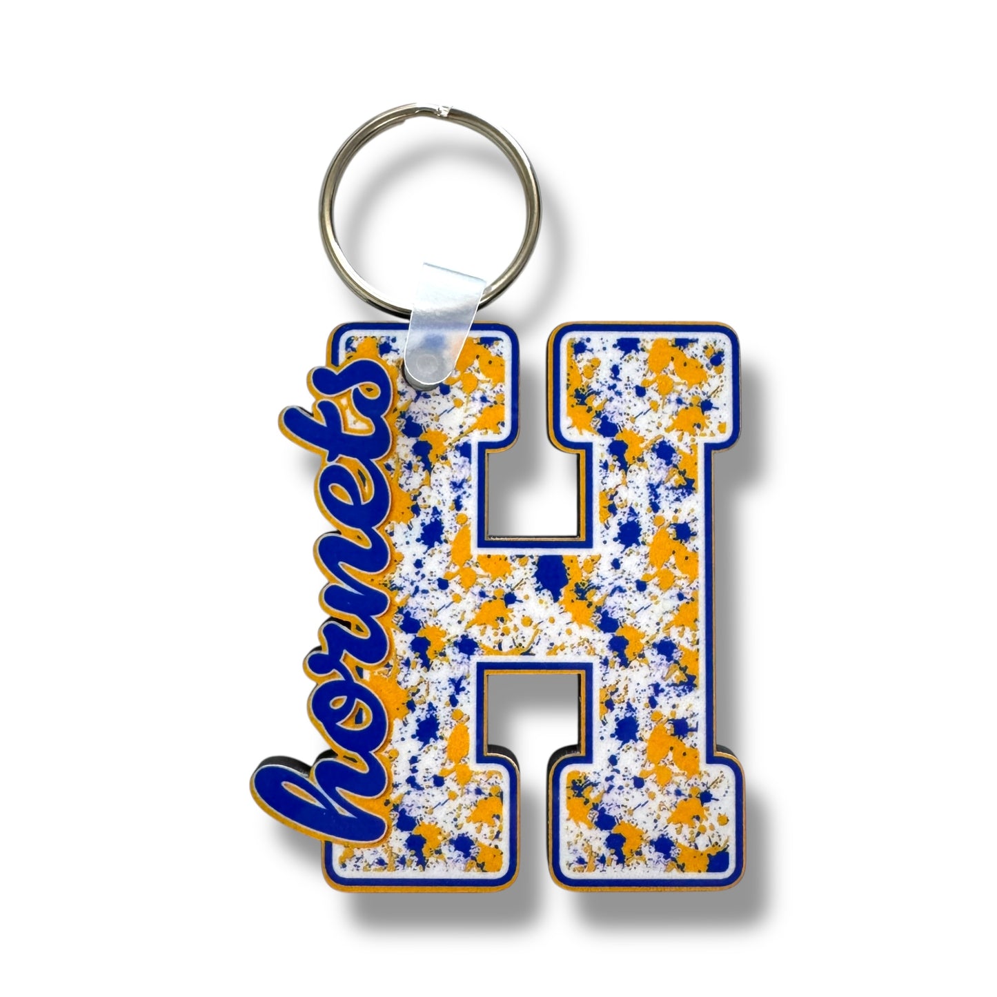 Custom Knox H Splatter Keychain Sublimation Blank Kit