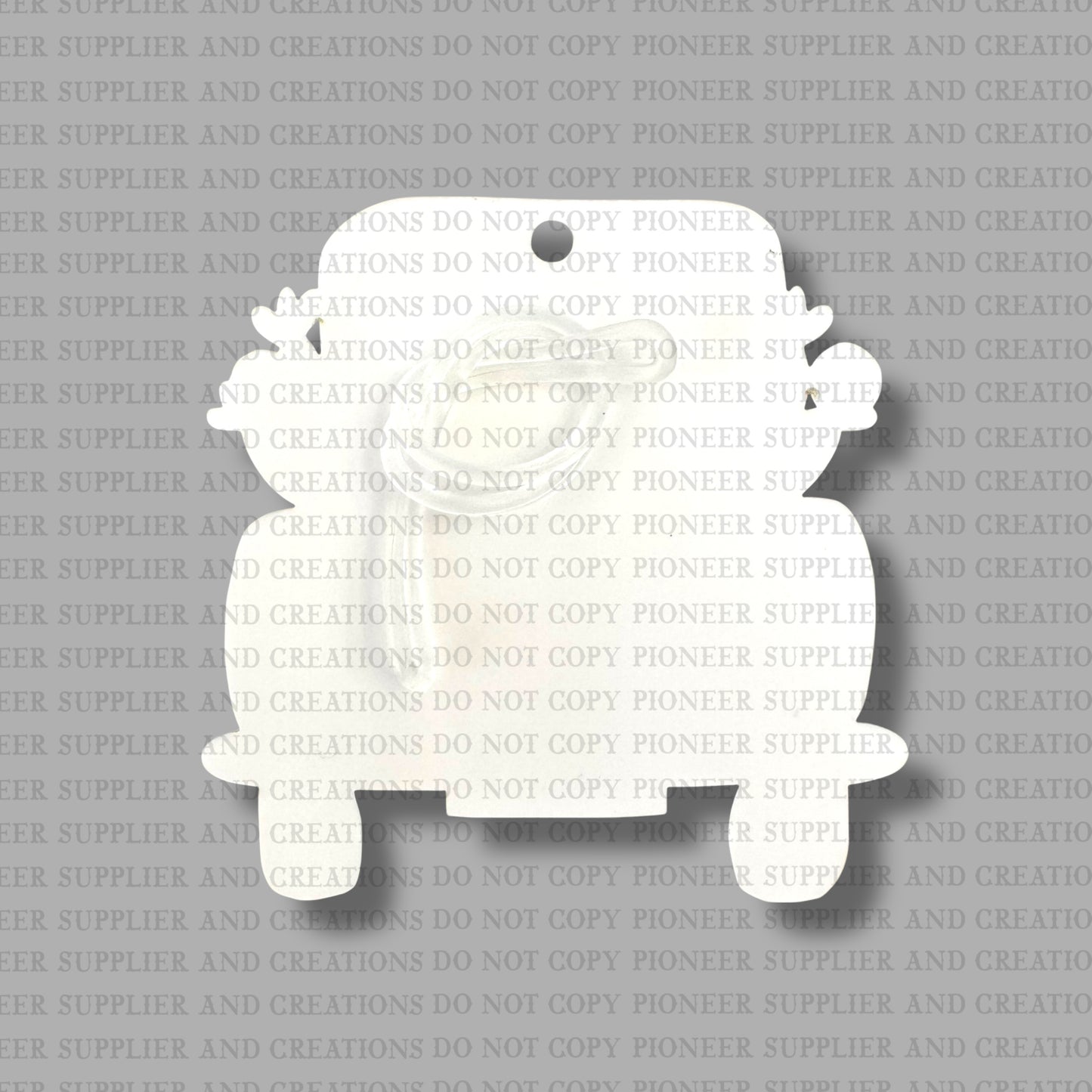 Easter Truck Basket Bag Tag Sublimation Blanks | Exclusive Monogram Moments