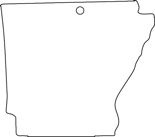 Arkansas Ornament Sublimation Blank