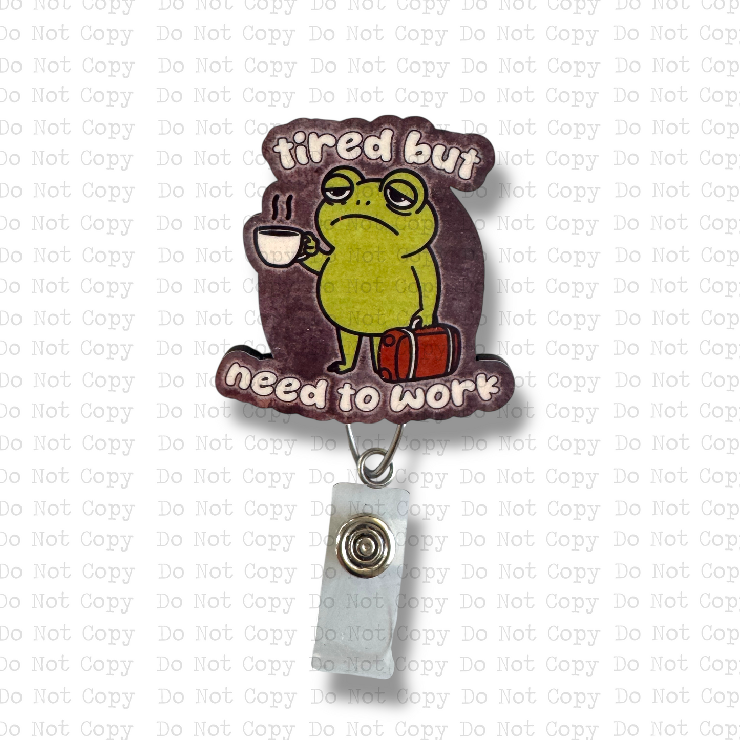 Need To Work Badge Button Sublimation Blank