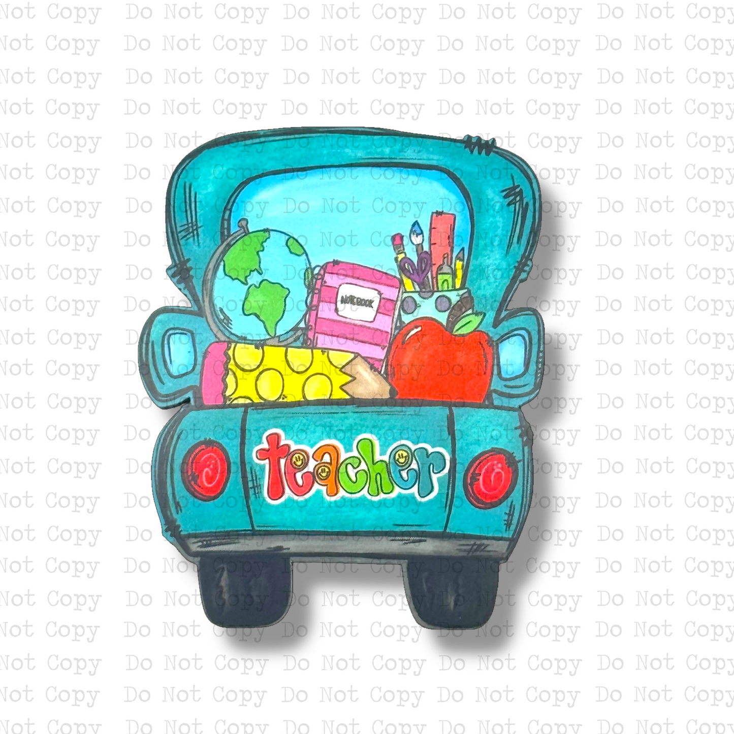 Teacher Truck Magnet Sublimation Blank Kit | ARA