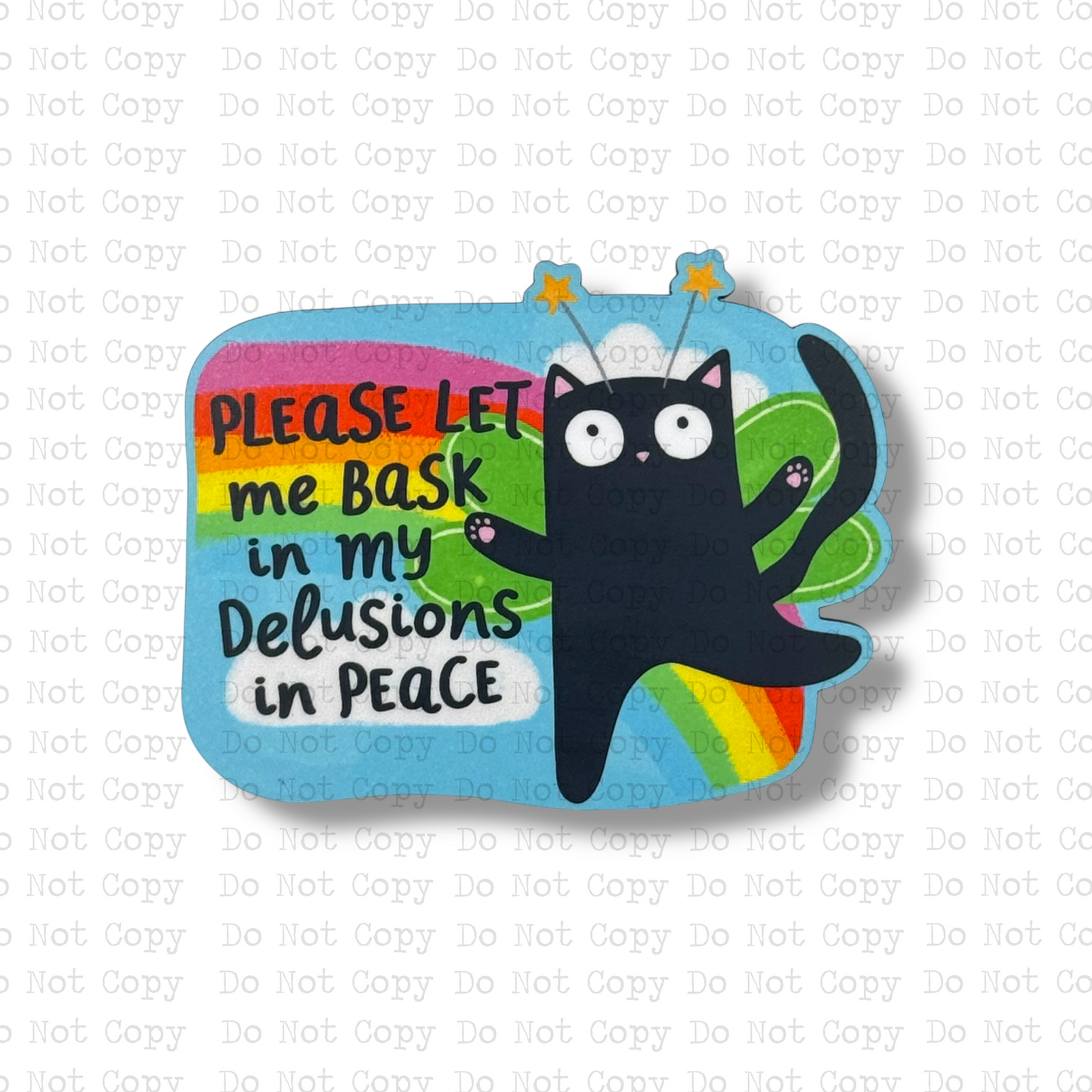 Bask In My Delusion Magnet Sublimation Blank Kit | TRS