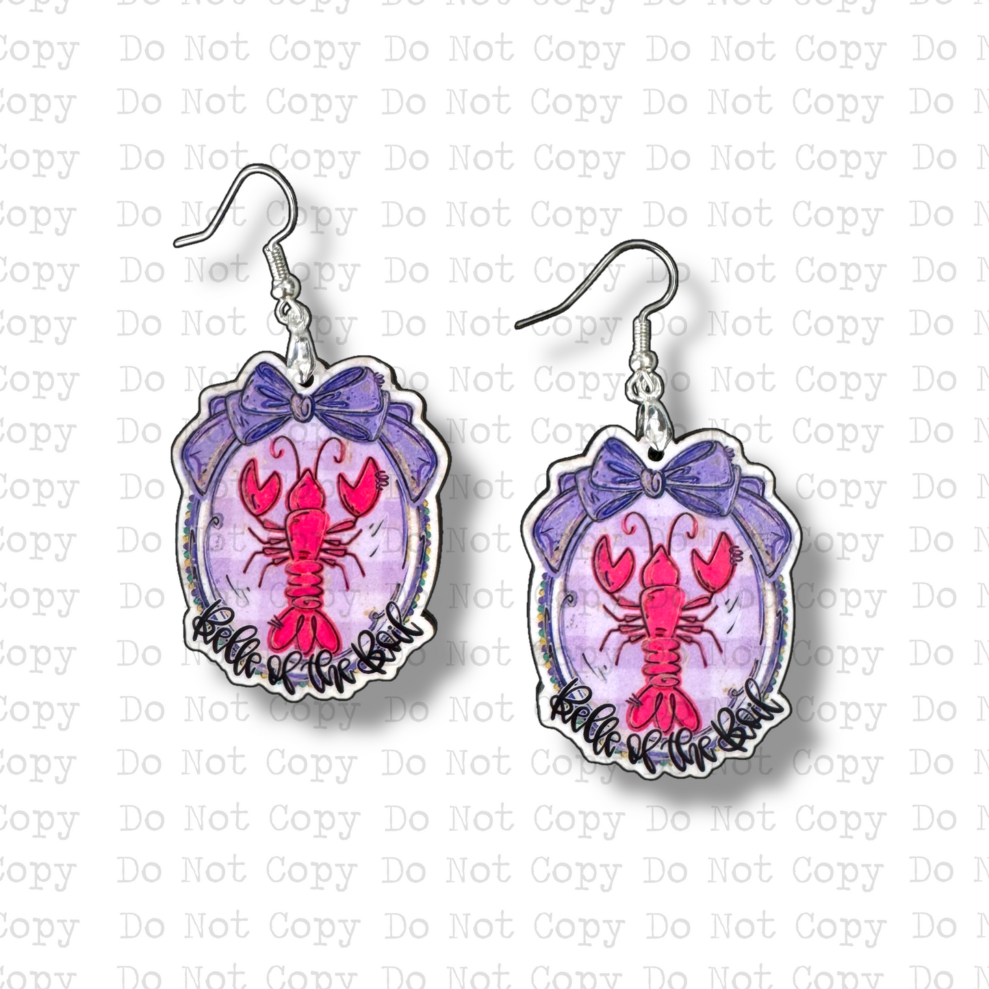 Belle Of The Boil Earring Sublimation Blank Kit