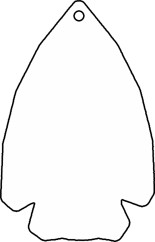 Biloxi Indians Custom Earring Sublimation Blanks