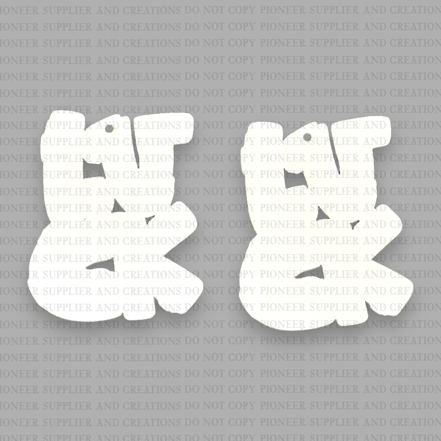 St Patty's Luck Earring Sublimation Blanks | Exclusive Alicia Ray Art