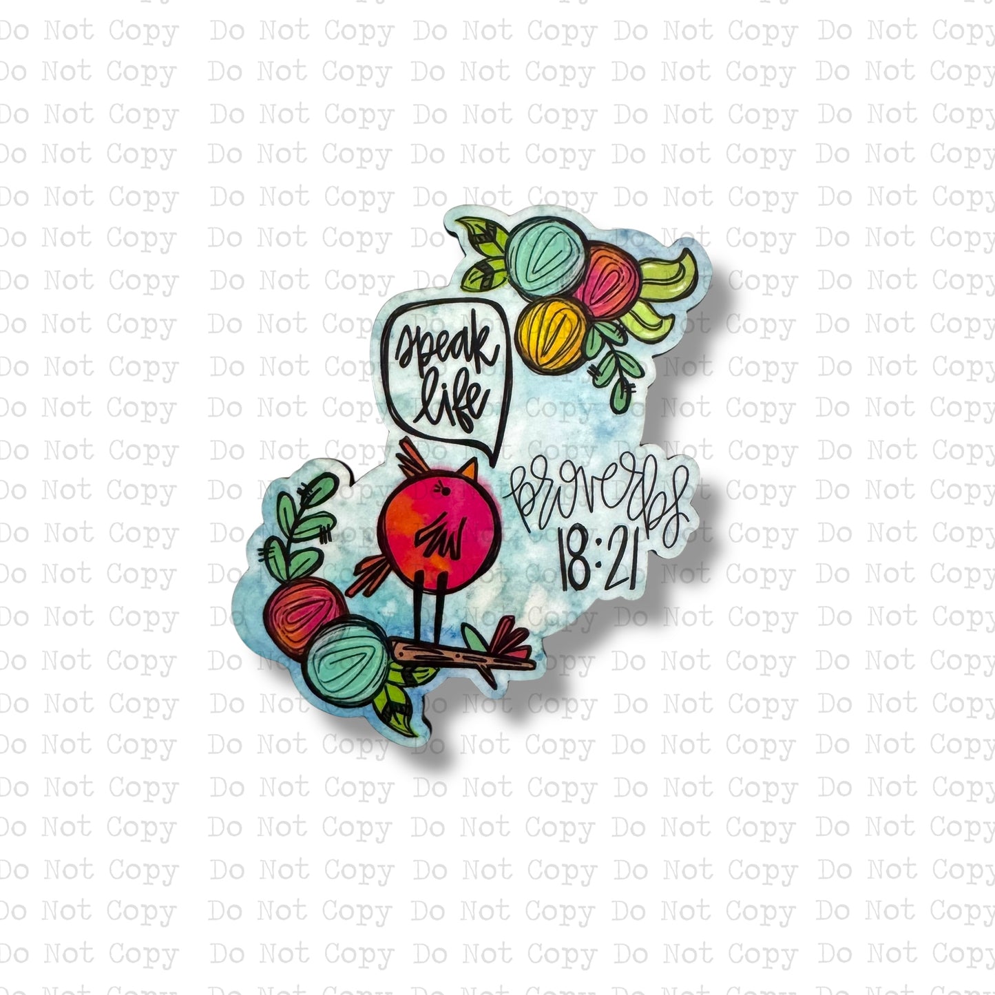 Speak Life Magnet Sublimation Blank Kit