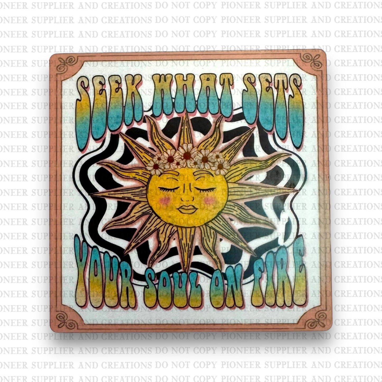 Seek What Sets Your Soul On Fire Magnet Sublimation Blank Kit