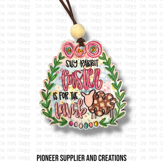 Silly Rabbit Car Charm Sublimation Blanks | Exclusive SPS