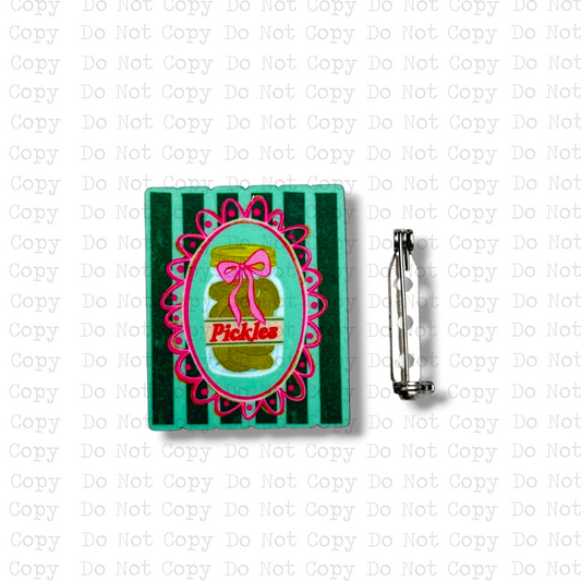 Pickles Striped Lapel Pin Sublimation Blank Kit | Set of 2 TCC