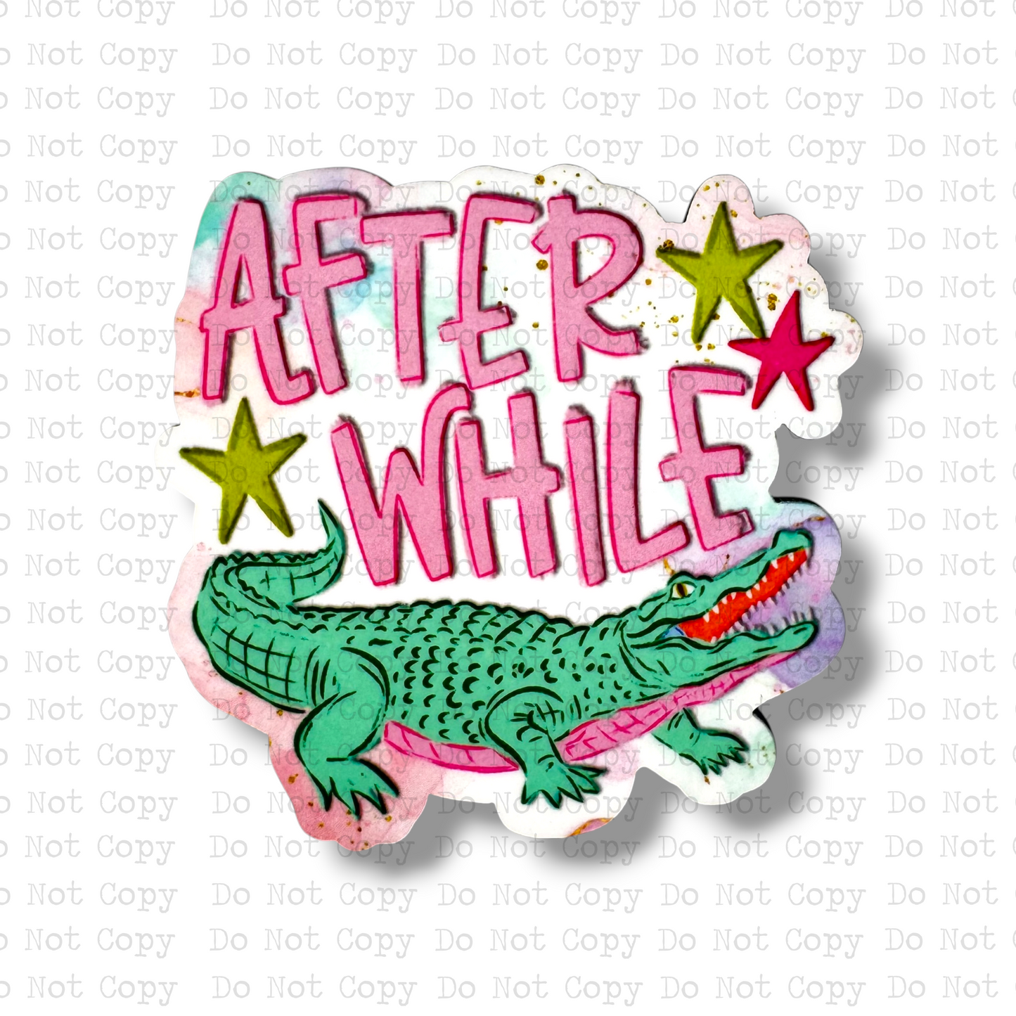 After While Crocodile Magnet Sublimation Blank Kit | TCC