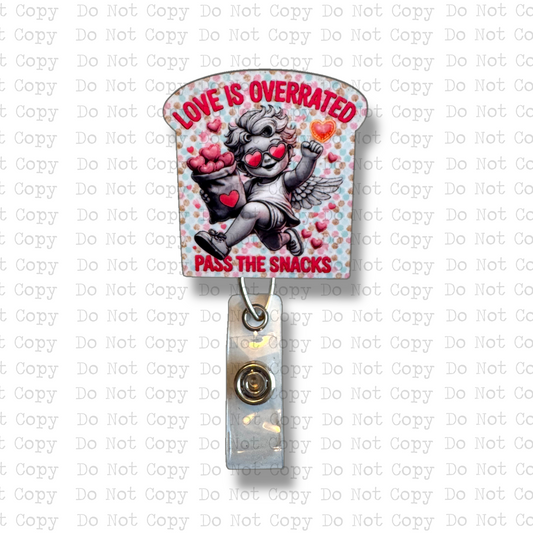 Pass The Snacks Badge Button Sublimation Blank | Set of 2