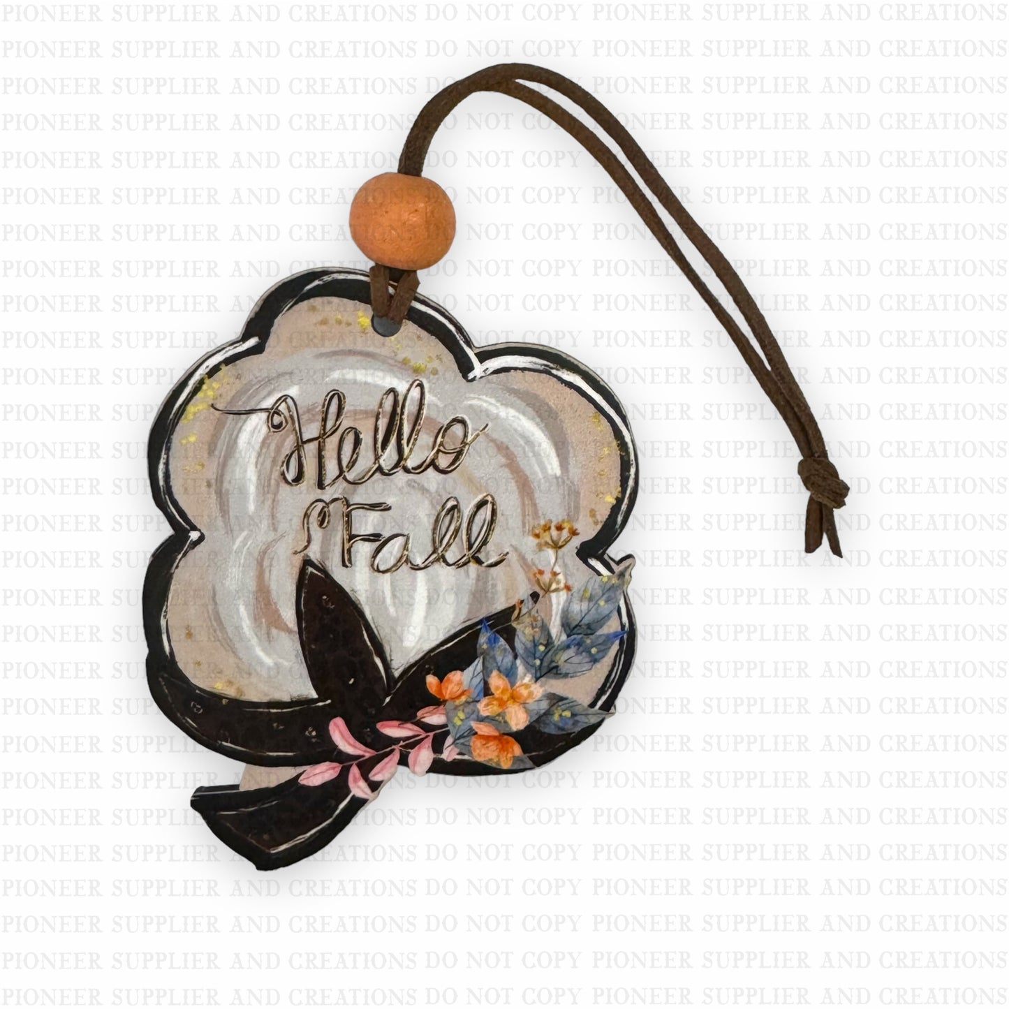 Fall Cotton Car Charm Sublimation Blank