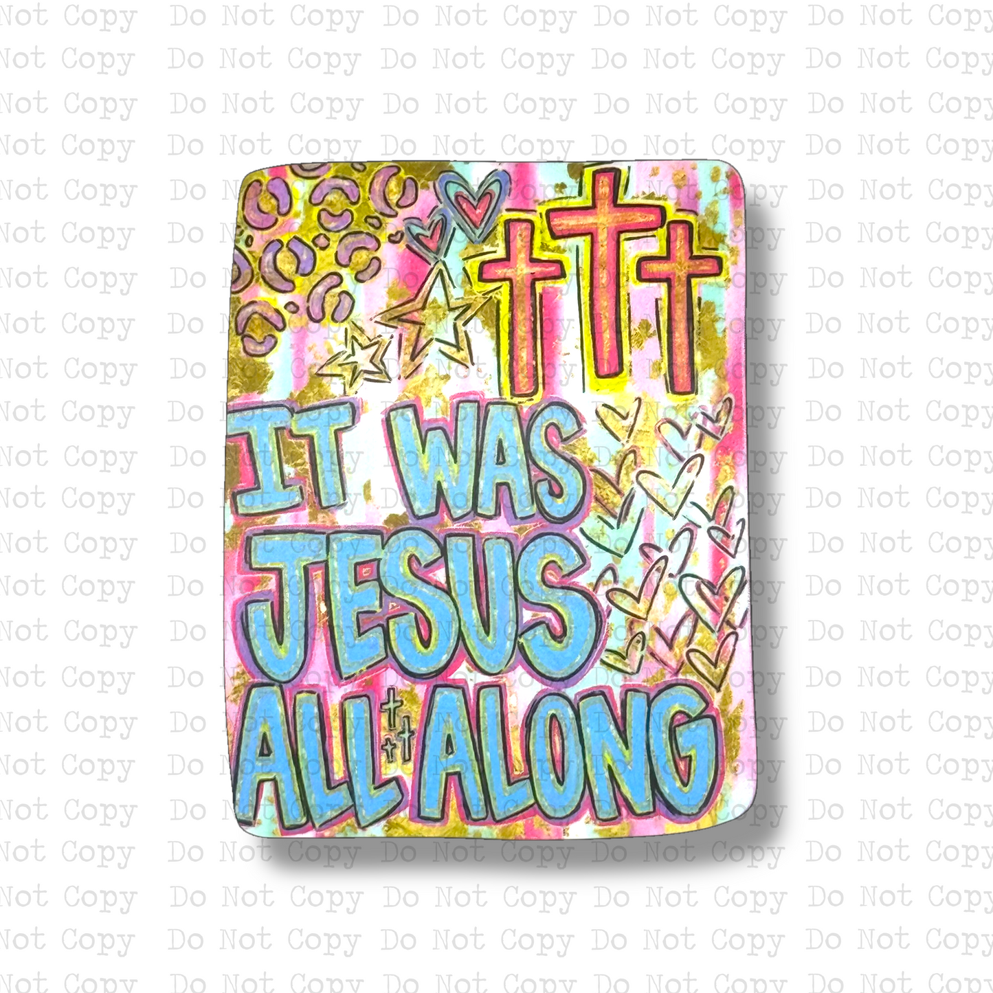 It Was Jesus All Along Magnet Sublimation Blank Kit | ARA