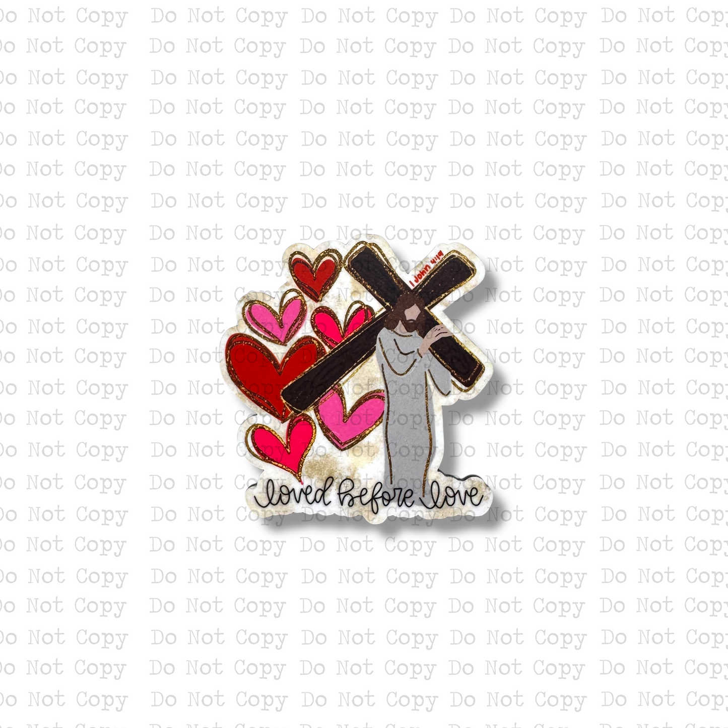 Loved Before Love Magnet Sublimation Blank Kit | CLD