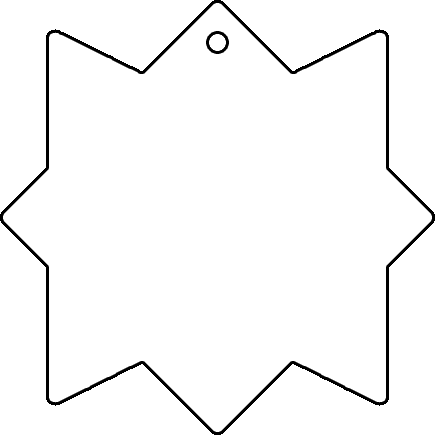 Custom GC Earring Sublimation Blanks