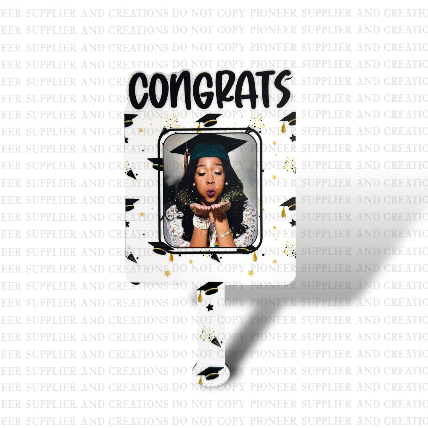 Congrats Fan Photo Panel Sublimation Blank