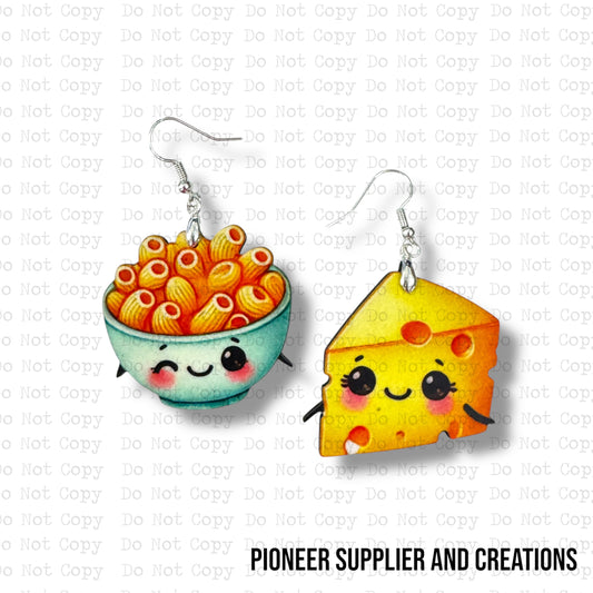 Cheese To My Mac Earring Sublimation Blanks Kit | Exclusive