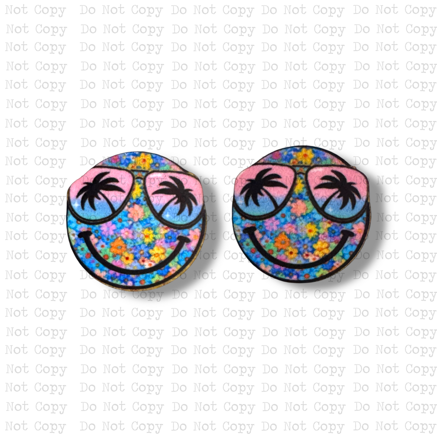 STUD Tropical Flower Sublimation Blanks Kit | 4 PAIR