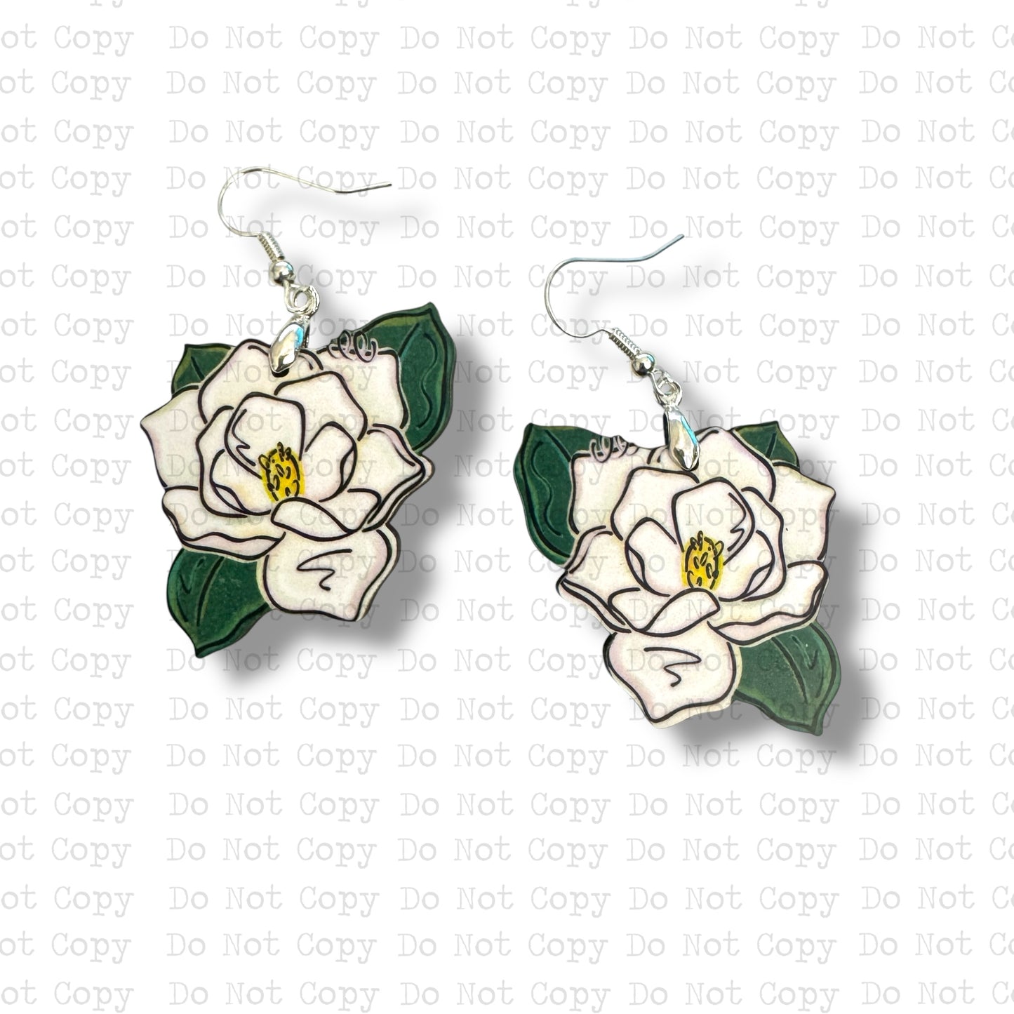 Magnolia Earring Sublimation Blank Kit