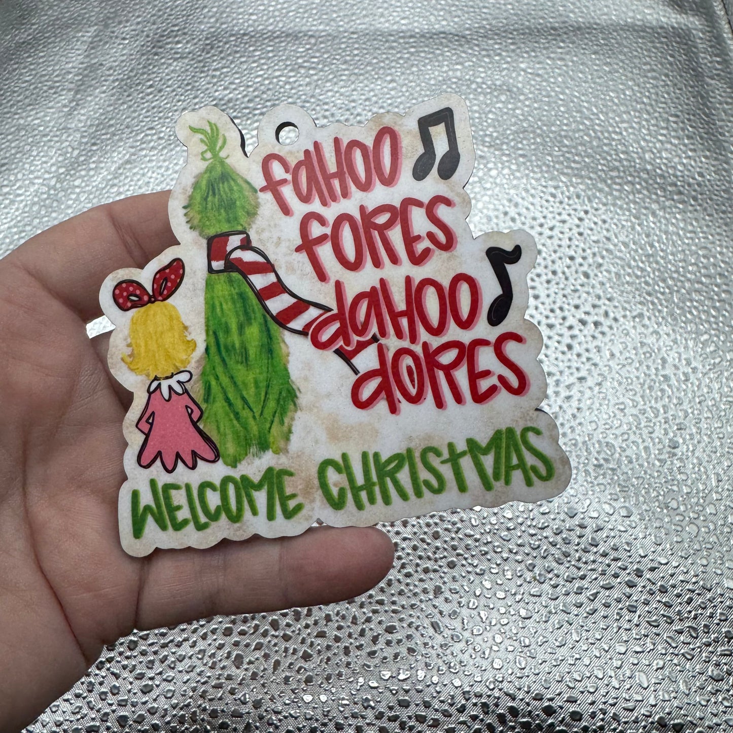 Fahoo Fores Ornament Pressed Blank