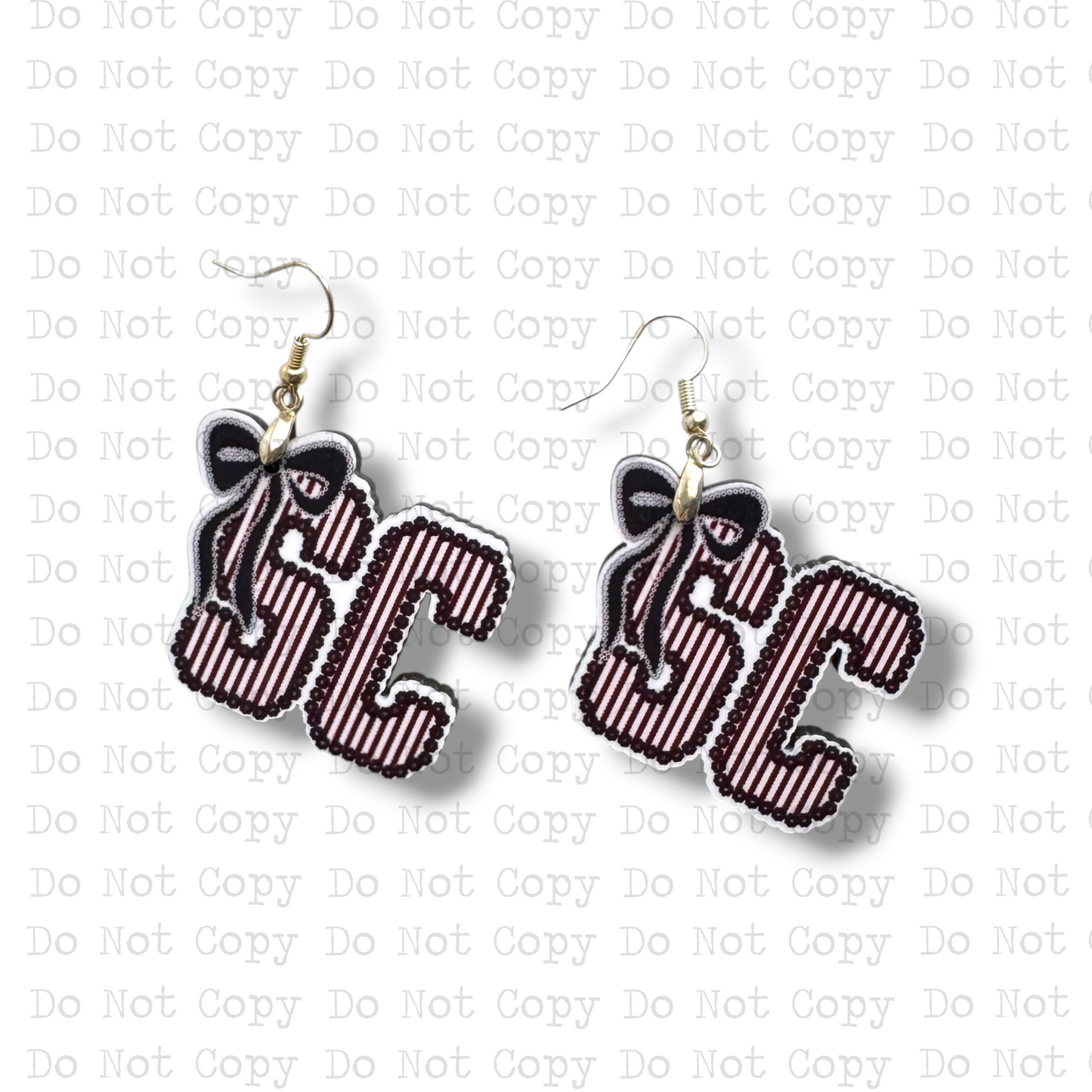 South Caronlina Seersucker Earring Sublimation Blank Kit | TCC