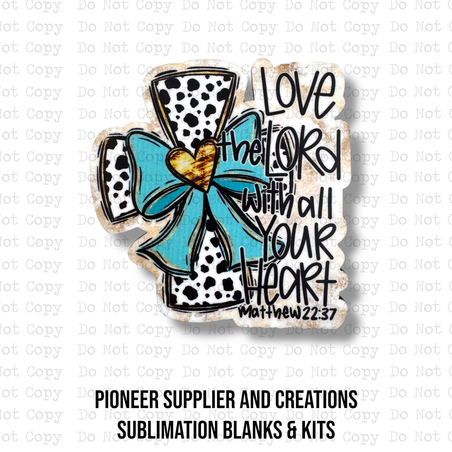 Love The Lord Magnet Sublimation Blank Kit
