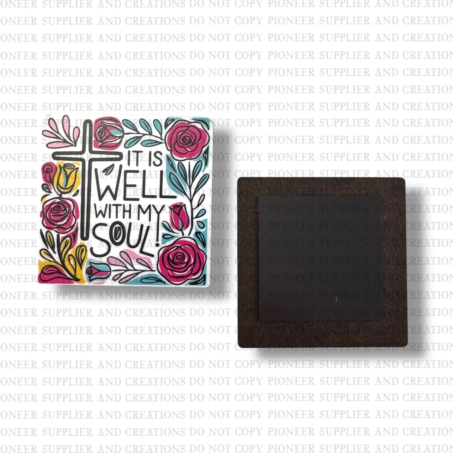 It Is Well Magnet Sublimation Blank Kit